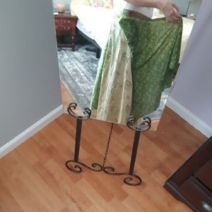 TWO Reversible Silk Sari Skirts!
